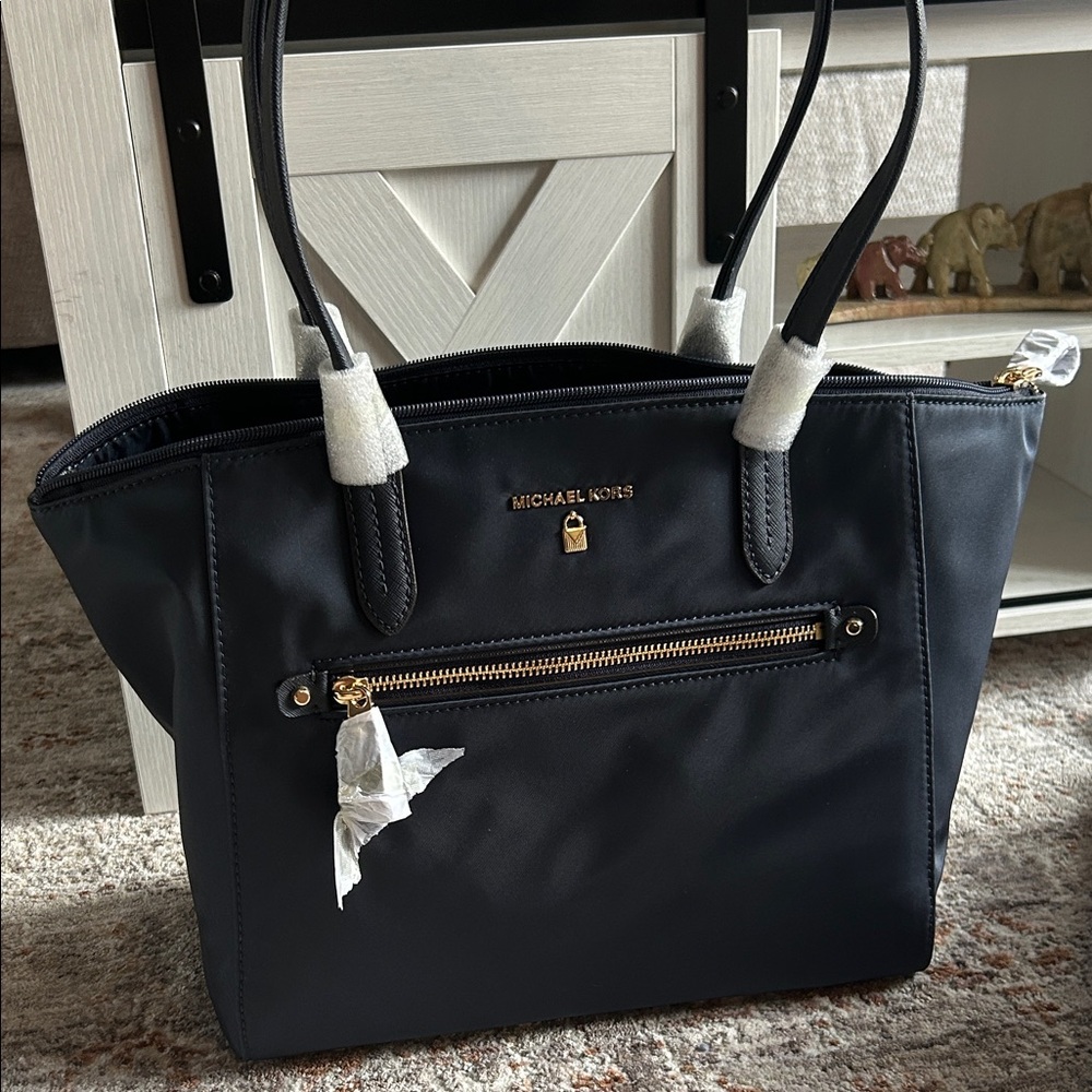 NEW WITH TAGS Michael Kors Navy Blue Tote Bag